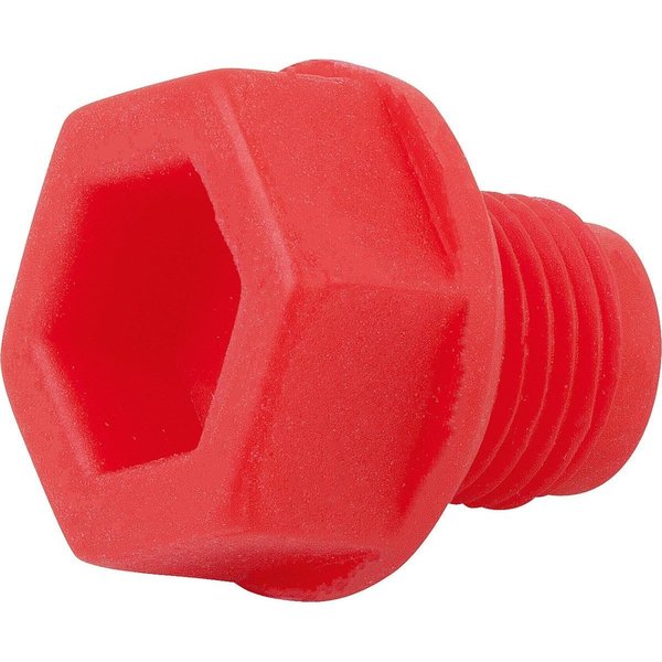 Kipp Screw Plug, 16 mm Dia, Red, Elastomer K0449.018